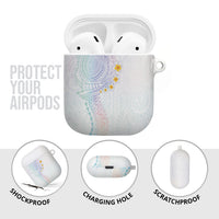 Hawaiian Tribal Tattoo and Plumeria AirPods Case Polynesian Pattern Sweet