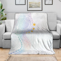 Hawaiian Tribal Tattoo and Plumeria Blanket Polynesian Pattern Sweet