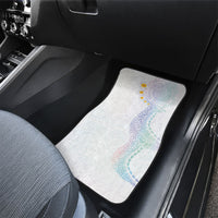 Hawaiian Tribal Tattoo and Plumeria Car Mats Polynesian Pattern Sweet