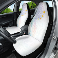 Hawaiian Tribal Tattoo and Plumeria Car Seat Cover Polynesian Pattern Sweet