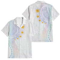 Hawaiian Tribal Tattoo and Plumeria Family Matching Summer Maxi Dress and Hawaiian Shirt Polynesian Pattern Sweet