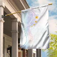 Hawaiian Tribal Tattoo and Plumeria Garden Flag Polynesian Pattern Sweet