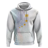 Hawaiian Tribal Tattoo and Plumeria Hoodie Polynesian Pattern Sweet
