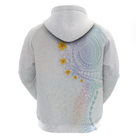 Hawaiian Tribal Tattoo and Plumeria Hoodie Polynesian Pattern Sweet