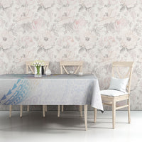 Hawaiian Tribal Tattoo and Plumeria Tablecloth Polynesian Pattern Sweet