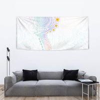 Hawaiian Tribal Tattoo and Plumeria Tapestry Polynesian Pattern Sweet