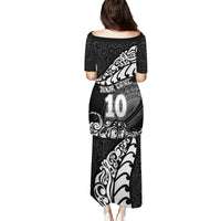 Custom New Zealand Rugby Puletasi Maori Warrior Rugby Silver Fern Tribal Pattern LT03 - Polynesian Pride