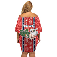 custom-hawaii-christmas-family-matching-off-shoulder-short-dress-and-hawaiian-shirt-the-santa-surfing-hawaii-xmas-style