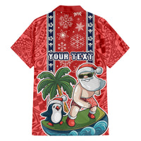 Custom Hawaii Christmas Family Matching Summer Maxi Dress and Hawaiian Shirt The Santa Surfing Hawaii Xmas Style LT03 - Polynesian Pride