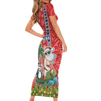 custom-hawaii-christmas-short-sleeve-bodycon-dress-the-santa-surfing-hawaii-xmas-style