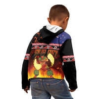 Aotearoa Siva Afi Kid Hoodie Tribal Performers of Aotearoa Fire Knife Dancing