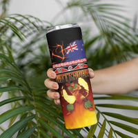 Aotearoa Siva Afi Skinny Tumbler Tribal Performers of Aotearoa Fire Knife Dancing LT03 - Polynesian Pride