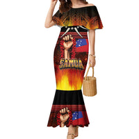Personalised Samoan Spirit - Samoa Tribal Heritage Family Matching Mermaid Dress and Hawaiian Shirt
