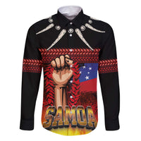 Personalised Samoan Spirit - Samoa Tribal Heritage Family Matching Off Shoulder Short Dress and Hawaiian Shirt