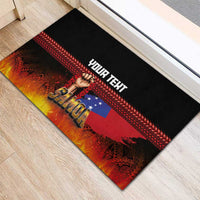 Personalised Samoan Spirit - Samoa Tribal Heritage Rubber Doormat
