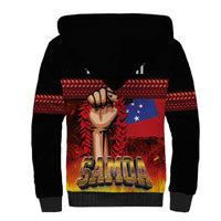 Personalised Samoan Spirit - Samoa Tribal Heritage Sherpa Hoodie