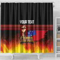 Personalised Samoan Spirit - Samoa Tribal Heritage Shower Curtain