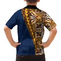 Samoan Siapo Hawaiian Shirt Tatau Pattern Half Style LT03 - Polynesian Pride
