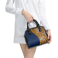 Samoan Siapo Shoulder Handbag Tatau Pattern Half Style LT03 - Polynesian Pride