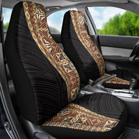 Samoan Siapo Car Seat Cover Tatau Pattern Half Style Retro Mode LT03 - Polynesian Pride