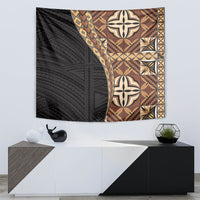 Samoan Siapo Tapestry Tatau Pattern Half Style Retro Mode LT03 - Polynesian Pride