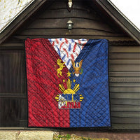 Philippines Independence Day 126th Anniversary Quilt Polynesian Pattern National Flag Style