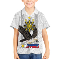 Philippines Eagle Week Hawaiian Shirt Polynesian Pattern Barong Style LT03 - Polynesian Pride