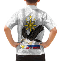 Philippines Eagle Week Hawaiian Shirt Polynesian Pattern Barong Style