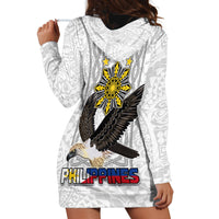 Philippines Eagle Week Hoodie Dress Polynesian Pattern Barong Style
