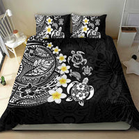 Hawaiian Plumeria Turtles Bedding Set Polynesian Art Tattoo