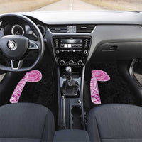 Samoan Art Tattoo Polynesian Pattern Car Mats Pink Out Color
