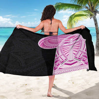 Samoan Art Tattoo Polynesian Pattern Sarong Pink Out Color