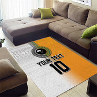 Custom Fiji and Australia Rugby Area Rug Aboriginal and Fijian Masi Pattern