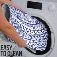 Samoa Pago Pago Aeto Bathroom Set Wingstyle Blue-White Color - Polynesian Pride