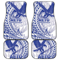 Samoa Pago Pago Aeto Car Mats Wingstyle Blue-White Color - Polynesian Pride