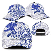 American Samoa Pago Pago Aeto Classic Cap Wingstyle Blue-White Color - Polynesian Pride