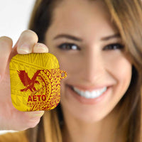 Samoa Pago Pago Aeto AirPods Case Wingstyle Red-Gold Color - Polynesian Pride