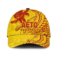 American Samoa Pago Pago Aeto Classic Cap Wingstyle Red-Gold Color - Polynesian Pride