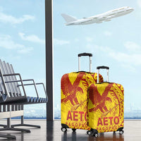 Samoa Pago Pago Aeto Luggage Cover Wingstyle Red-Gold Color - Polynesian Pride