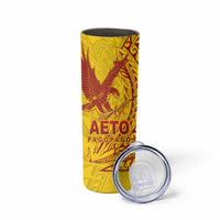 Samoa Pago Pago Aeto Skinny Tumbler Wingstyle Red-Gold Color - Polynesian Pride