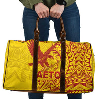 Samoa Pago Pago Aeto Travel Bag Wingstyle Red-Gold Color - Polynesian Pride