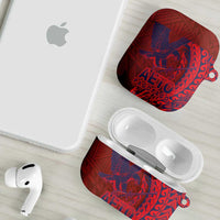 Samoa Pago Pago Aeto AirPods Case Wingstyle Red-Blue Color - Polynesian Pride