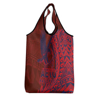 Samoa Pago Pago Aeto Grocery Bag Wingstyle Red-Blue Color - Polynesian Pride