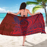 Samoa Pago Pago Aeto Sarong Wingstyle Red-Blue Color - Polynesian Pride