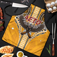 Samoa Pago Pago Aeto Apron Bald Eagle with Polynesian Art Tattoos - Polynesian Pride