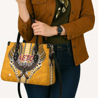 Samoa Pago Pago Aeto Leather Bag Bald Eagle with Polynesian Art Tattoos - Polynesian Pride