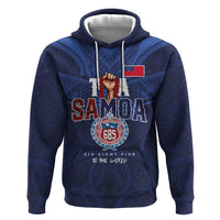 Custom Rugby Toa Samoa Hoodie Champions Six Eight Five - Polynesian Pride