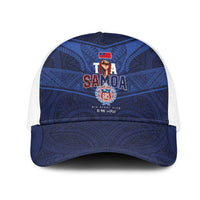 Custom Toa Samoa Rugby Mesh Trucker Cap Champions Six Eight Five - Polynesian Pride