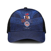 Custom Toa Samoa Rugby Mesh Trucker Cap Champions Six Eight Five - Polynesian Pride