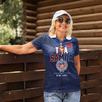 Custom Rugby Toa Samoa Women Polo Shirt Champions Six Eight Five - Polynesian Pride